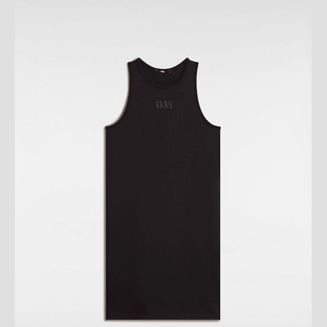 Vans - Varsity Tank Dress, Woman, Black, Size: L