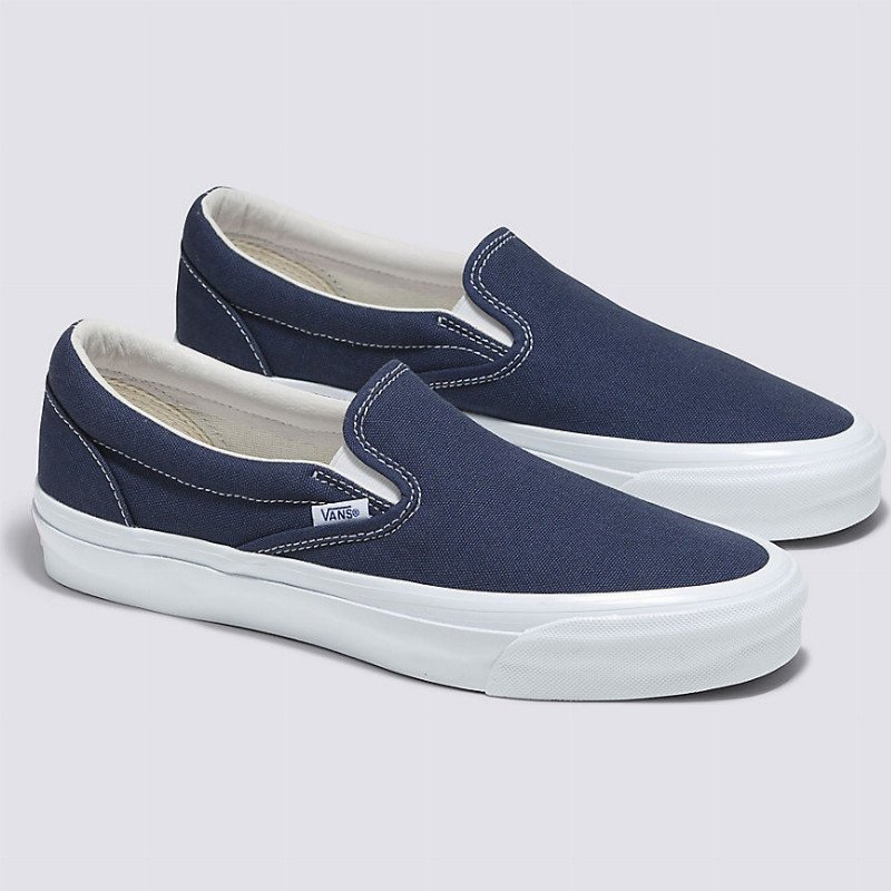Vans vault slip on blue cheap