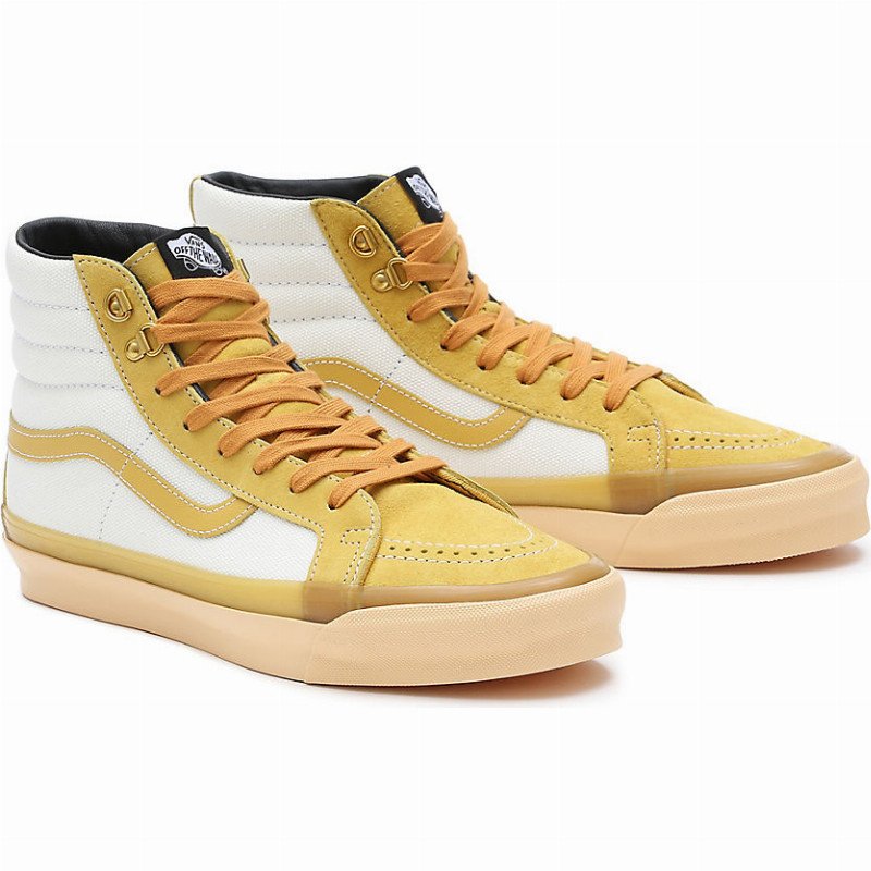 VAULT BY OG SK8-HI LX SHOES (BROWN) MEN,WOMEN BROWN