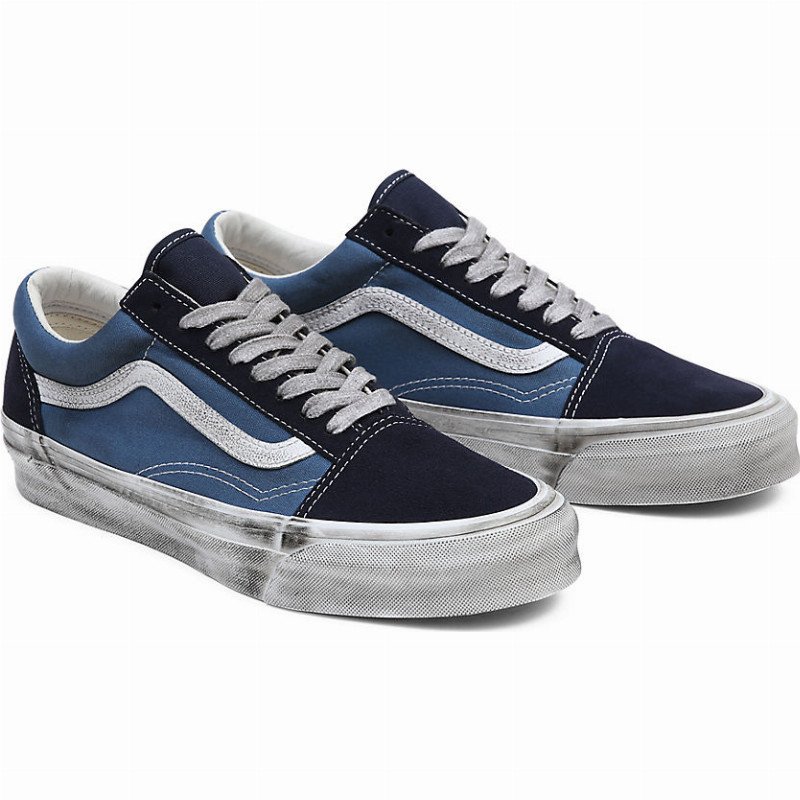 VAULT BY UA OG OLD SKOOL LX SHOES (NAVY/STV NAVY) MEN,WOMEN BLUE