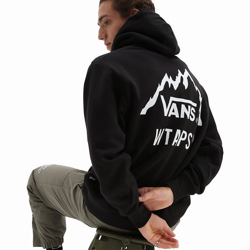 VAULT BY X WTAPS PULLOVER HOODIE (BLACK) MEN BLACK