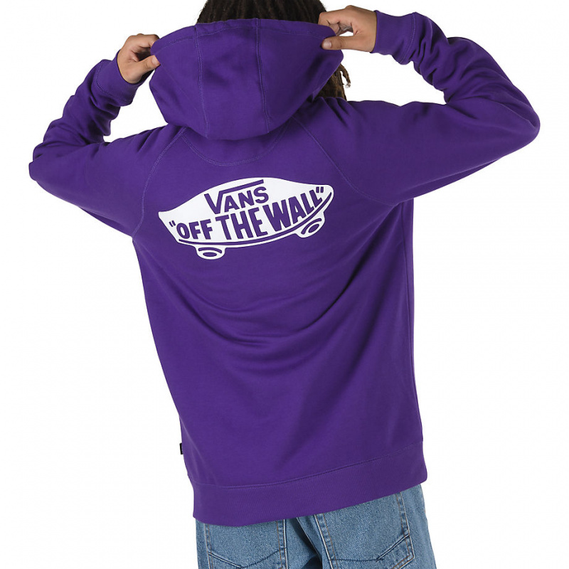 purple vans hoodie mens