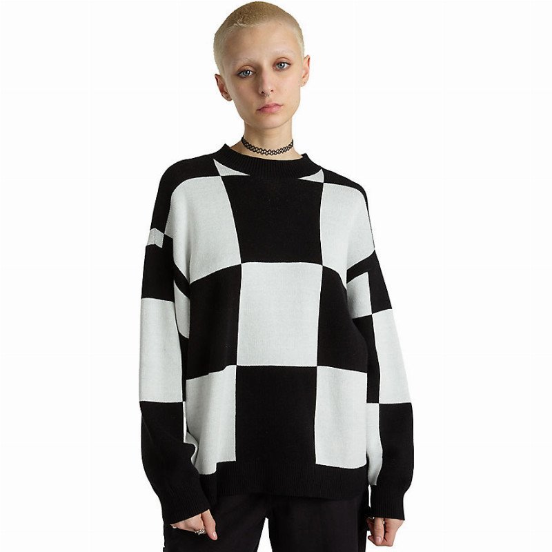 VANS Vortex Sweater (black-marshmallow) Women Black, Size XXS