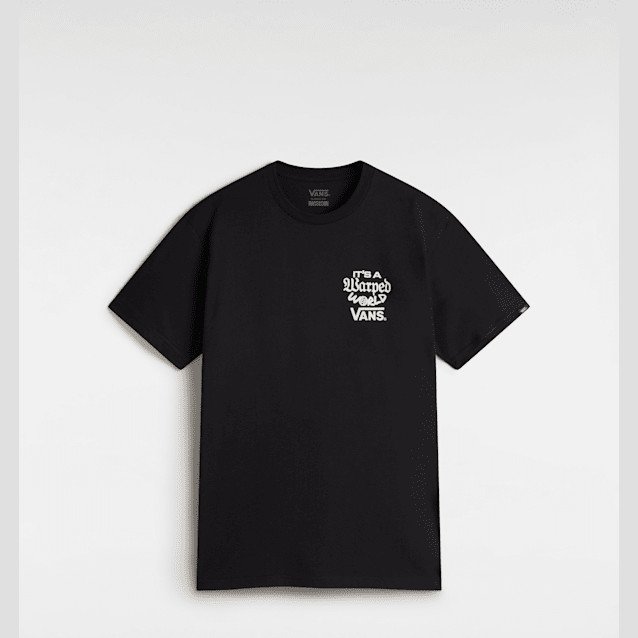 Vans - Warped World T-Shirt, Man, Black, Size: XS
