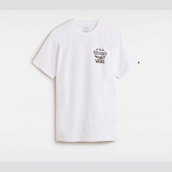Vans - Warped World T-Shirt, Man, White, Size: S