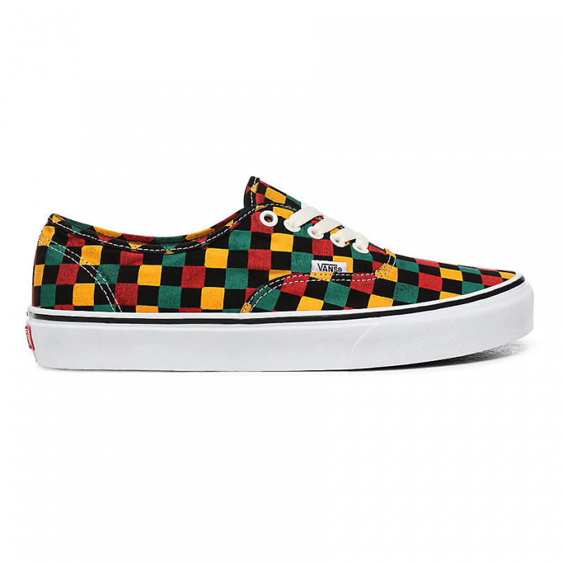 vans black multi