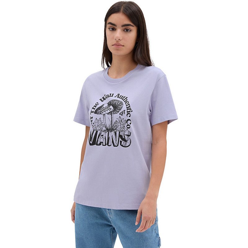 WELLNESS TRIP BOYFRIEND T-SHIRT (LANGUID LAVENDE) WOMEN PURPLE