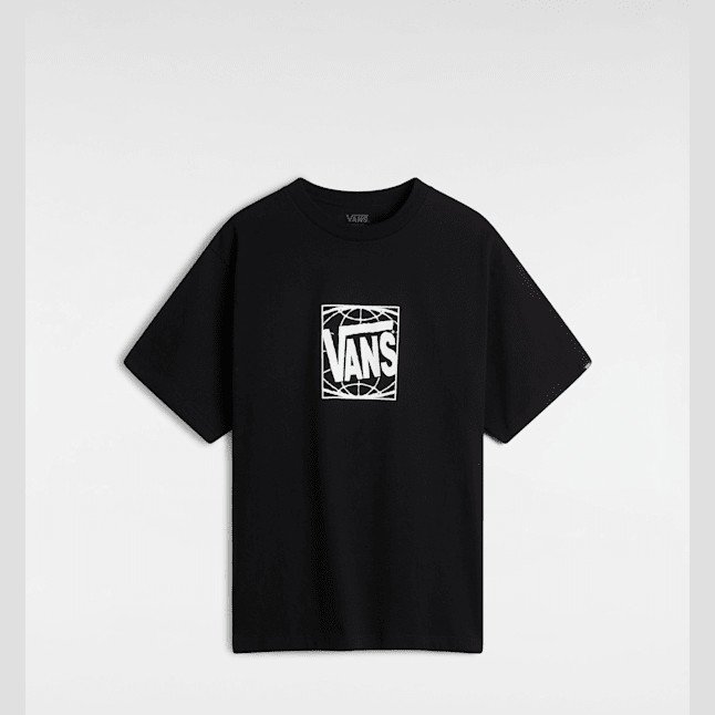 Vans - Wide Loose T-Shirt, Man, Black, Size: XXL