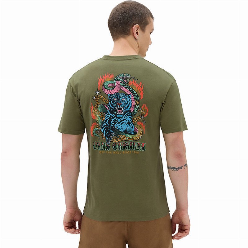 WYLD ANIMALS T-SHIRT (LODEN GREEN) MEN GREEN