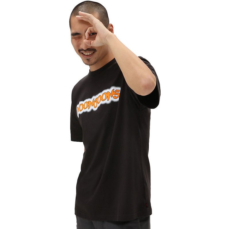 X NOON GOONS GLOW LOGO T-SHIRT (BLACK) MEN BLACK