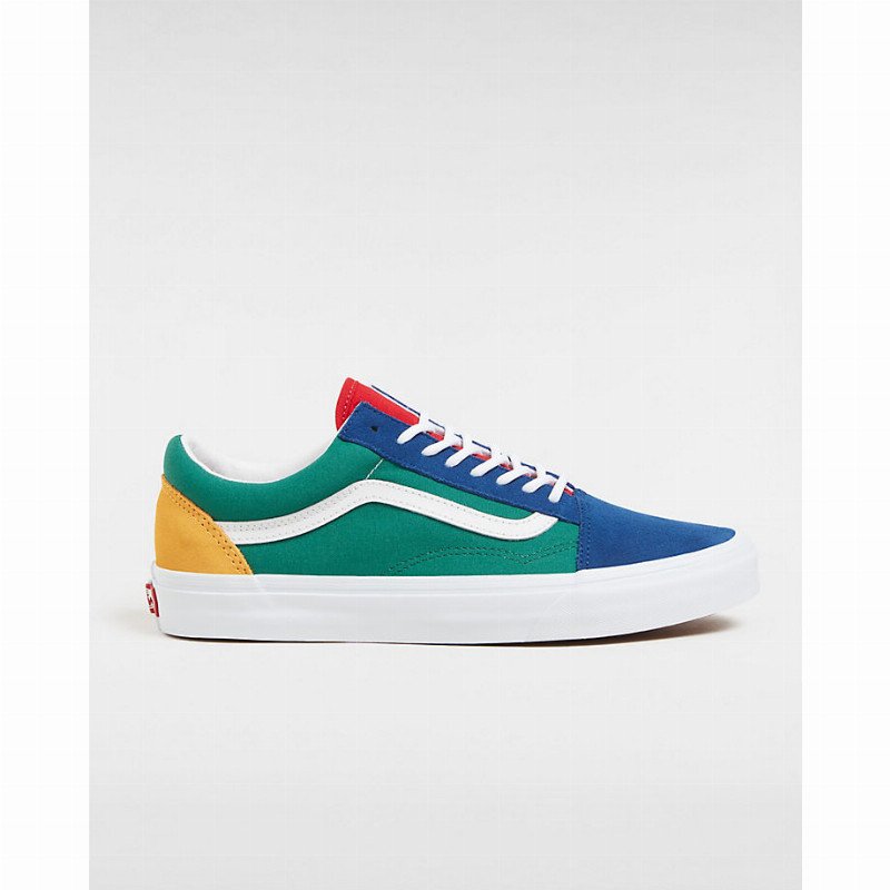YACHT CLUB OLD SKOOL SHOES (( CLUB) BLUE/GREEN/YELLOW) UNISEX MULTICOLOUR