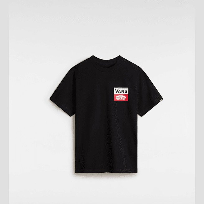 Vans - Youth OG Logo T-Shirt (8-14 Years), Black, Size: XL