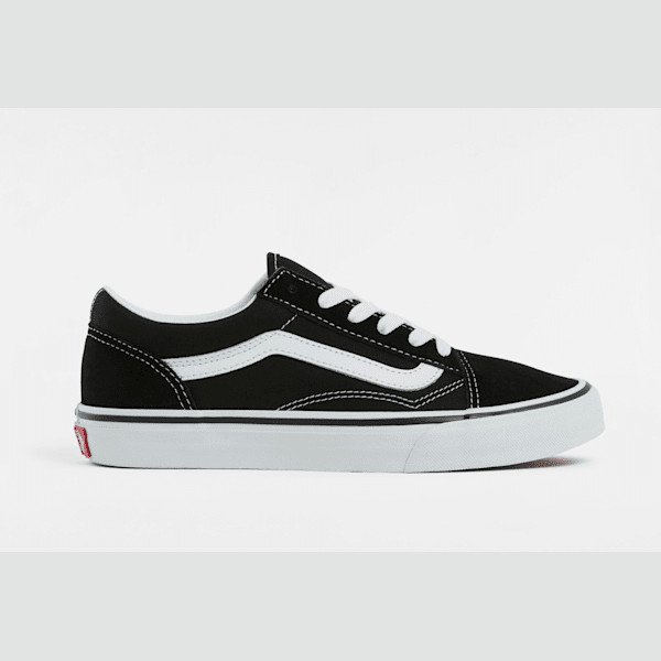 Vans - Youth Old Skool Shoes (8-14 Years), Black, Size: 6