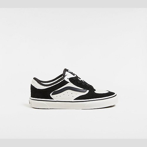 VANS Youth Rowley Classic Shoes (8-14 Years) (blanc De Blanc/black) Youth White, Size 5.5