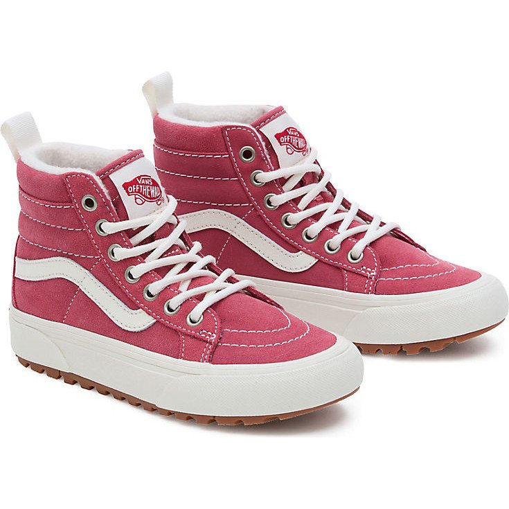 YOUTH SK8-HI MTE-1 SHOES (8-14 YEARS) (HOLLY BERRY) RED