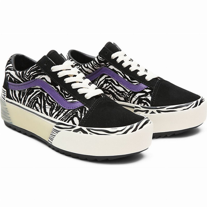 Vans old shop skool zebra