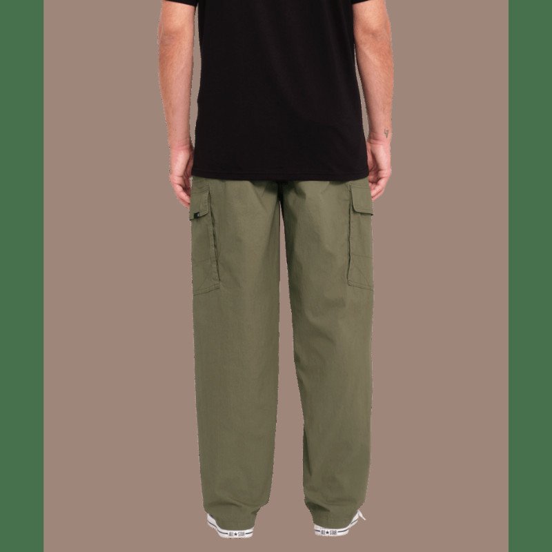 Billow Tapered Cargo Trousers in Wintermoss