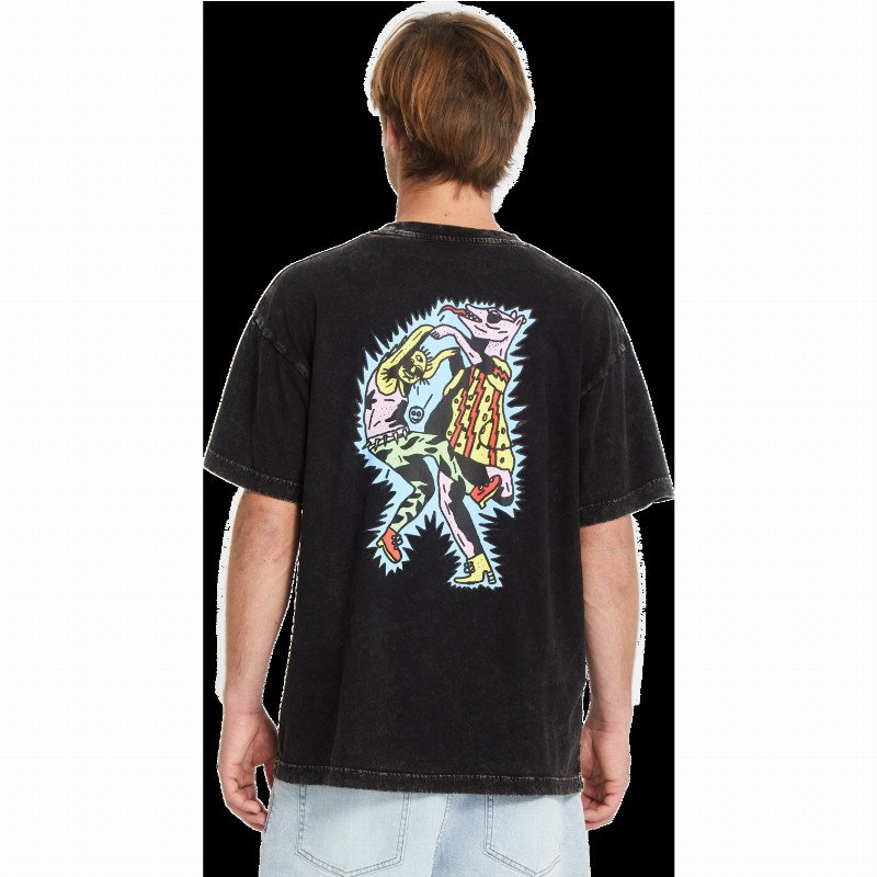 Bob Mollema 1 T-Shirt in Light Acid Black
