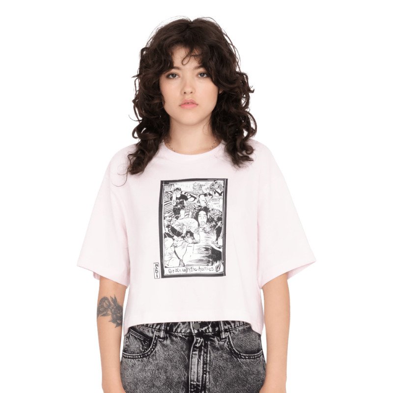 Volcom Drumstone T-Shirt - Lilac Ash