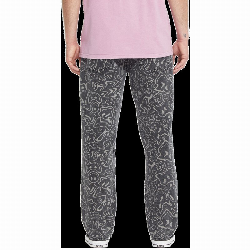 Filip Rygalski Denim Jeans in Black Print