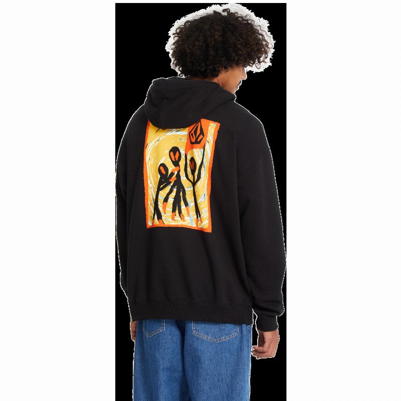 Gonyvaders Pullover Hoodie in Black