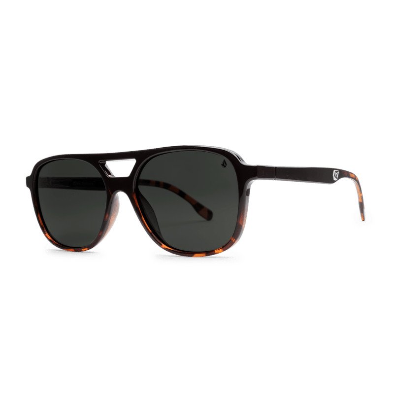 Volcom New Future Polarised Sunglasses - Gloss Darkside & Gray