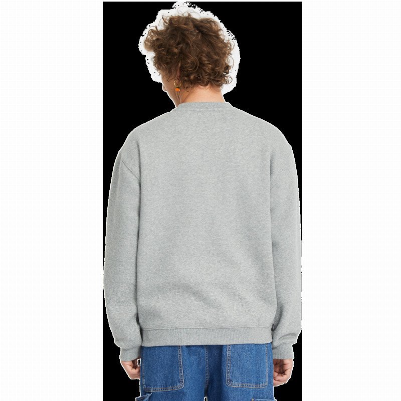 NODER CREW SWEATSHIRT IN HEATHER GREY