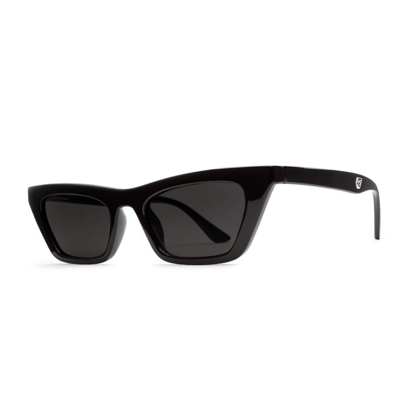 Volcom Peace Punk Sunglasses - Gloss Black & Gray