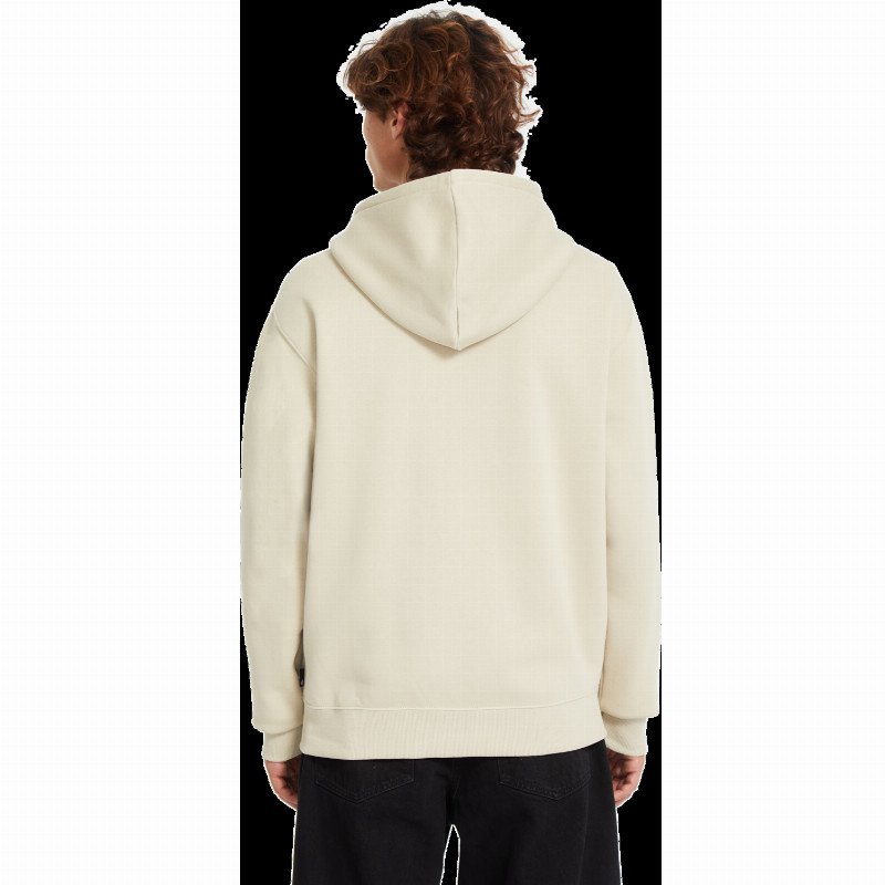 Single Stone Zip Hoodie in Light Khaki