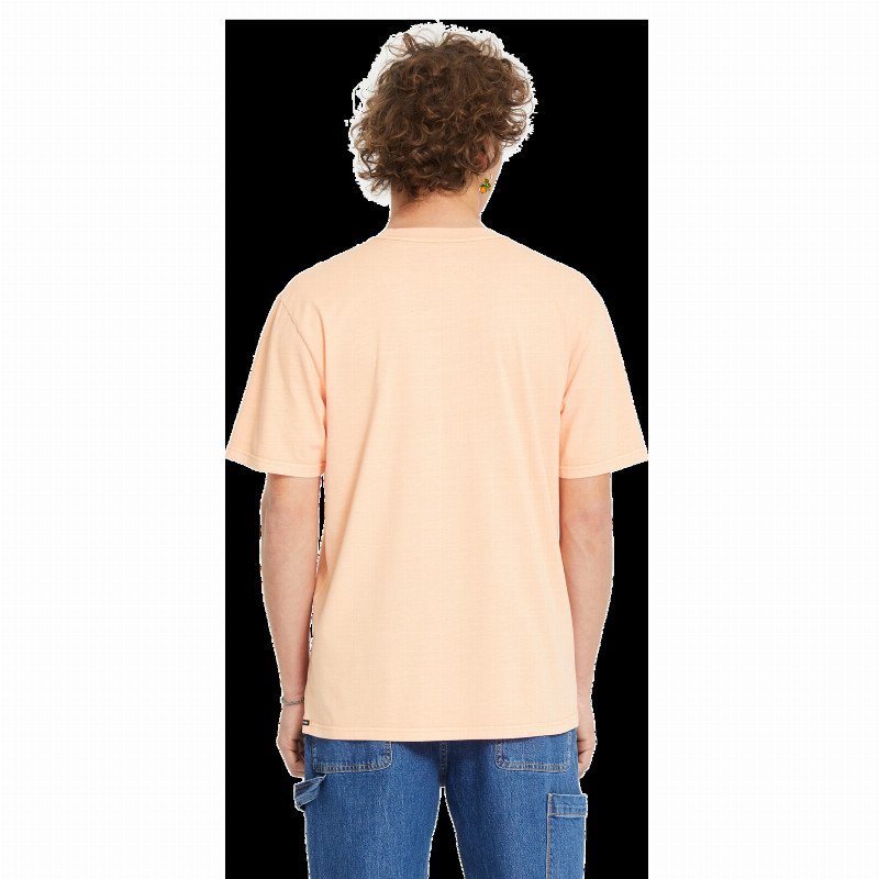 Solid Stone T-Shirt in Pale Peach