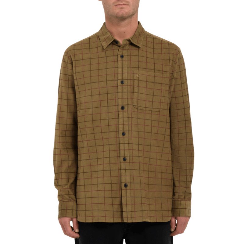 Volcom Zander Shirt - Dark Khaki